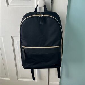 Samsonite Black Laptop Backpack with Gold Accents